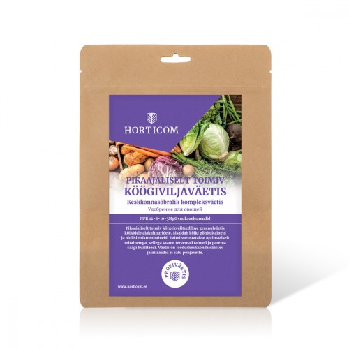 Pikaajaliselt toimiv köögiviljaväetis Horticom 1 kg